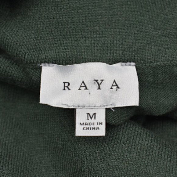 Raya New York Cowl Neck Sweater New with Tags Size Medium Color Forest - Picture 4 of 5